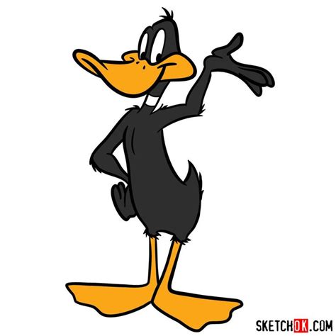 daffy duck drawing|daffy duck free drawings.